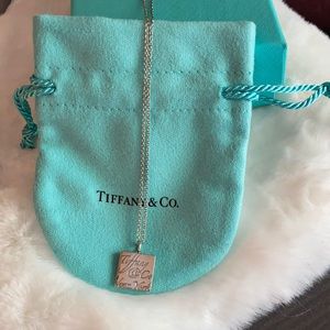Tiffany Notes Square Pendant Necklace